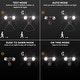 preview thumbnail 4 of 21, Dual-Head Integrated LED Wall Mount Flood Light with Motion Sensor, Outdoor Security Light, Waterproof