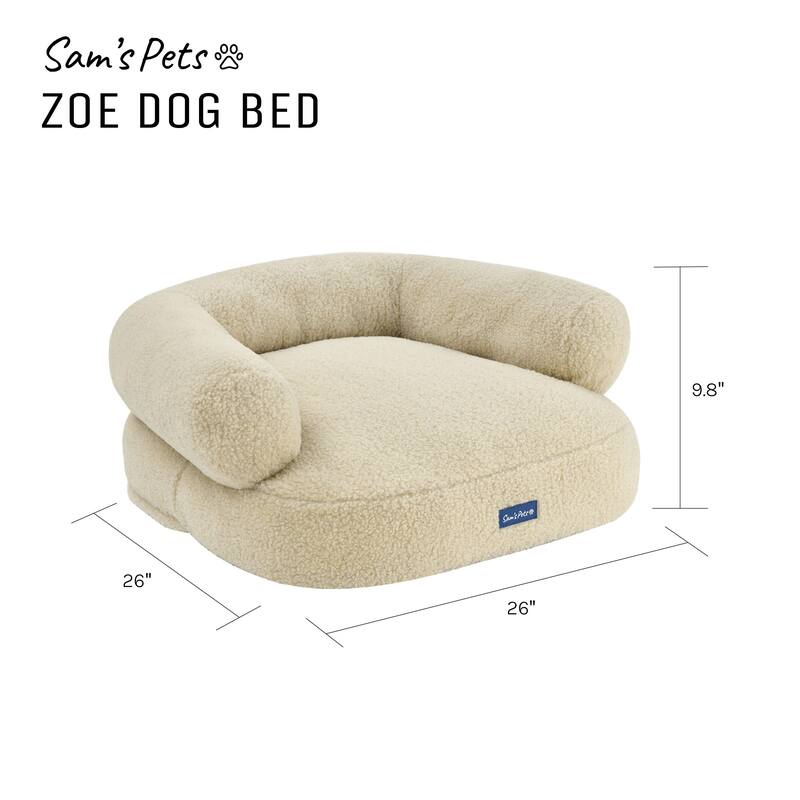 Zoe 26'' Dog Bed in Beige - 26