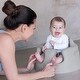 preview thumbnail 4 of 6, Bumbo Infant Soft Foam Floor Seat with 3 Point Adjustable Harness, Gray (2 Pack) - 2.9