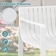 preview thumbnail 16 of 16, Outdoor Patio Chairs Set of 2 with Comfortable Curved Back and Seat - 25” x 24.5” x 27.5”