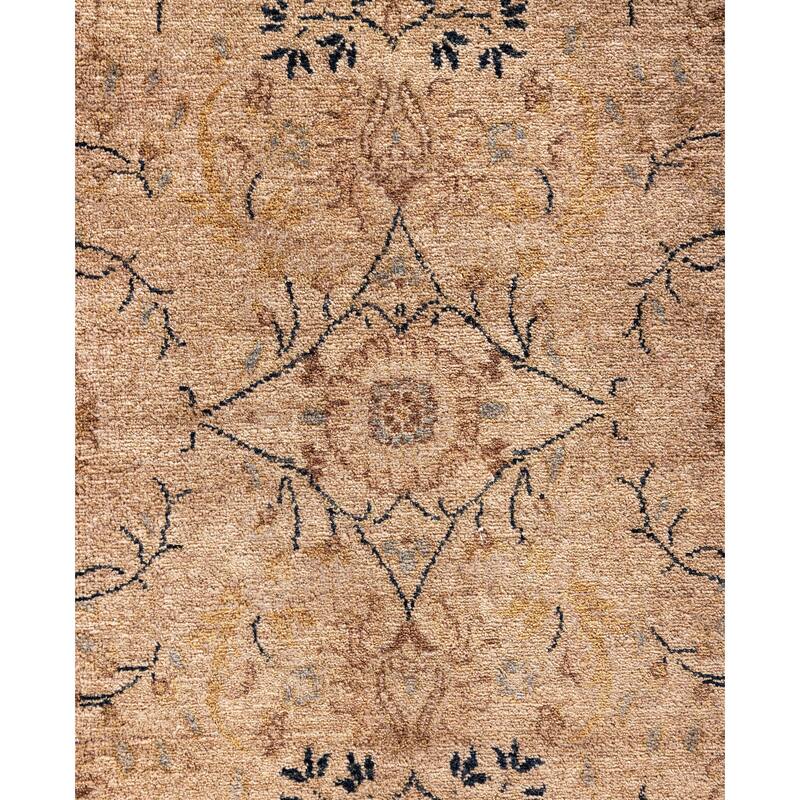 Overdyed One-of-a-Kind Hand-Knotted Runner Rug - Beige - 2' 8" x 8' 4"