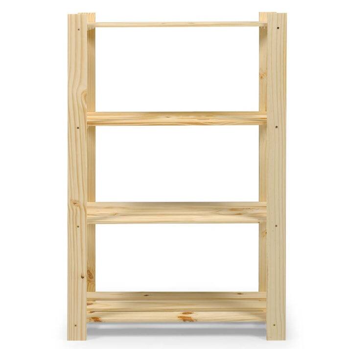 4 Shelf Slatted Storage Unit | Furniture Dash
