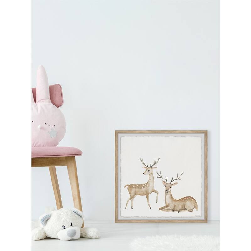 You~'re So Deer to Me Framed Wall Art, Elegant Home Touch - Sophisticated Artwork for Refined Décor