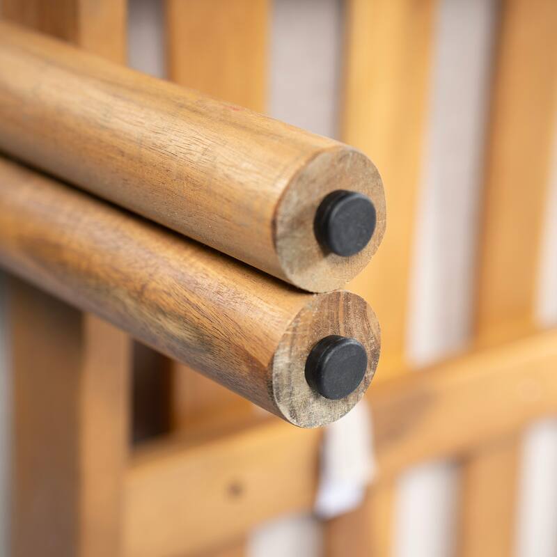 Christopher Knight Home - Outdoor Acacia Wood 3-Seater Sofa with Cushions