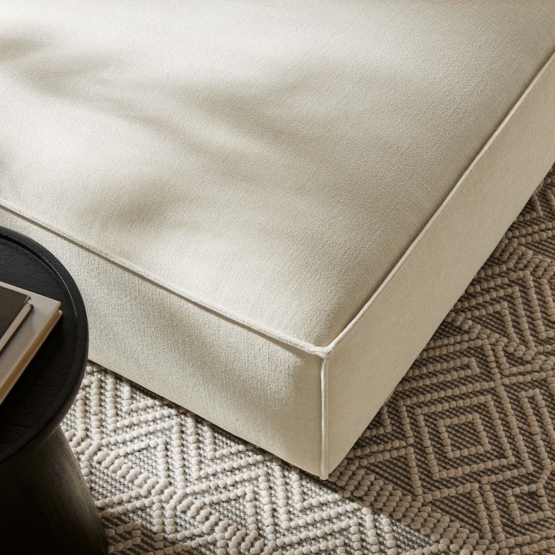 Restore Performance Fabric Upholstered Modular Ottoman