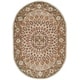 preview thumbnail 30 of 73, SAFAVIEH Handmade Heritage Cassondra Traditional Oriental Wool Rug 4'6" x 6'6" Oval - Blue/Grey - Oval