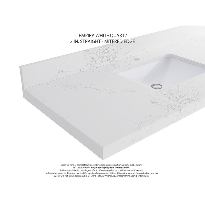 Willow Collections 30 in. W x 22 in. D Aberdeen Single Sink Bathroom Vanity with Countertop