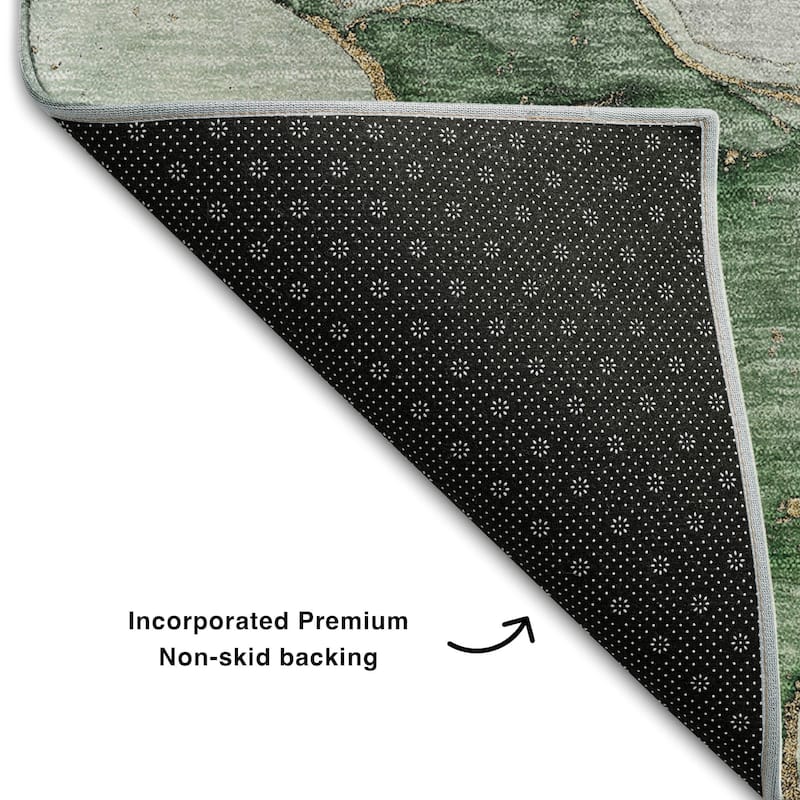 Premium Washable Super Soft Abstract Contemporary Mayfield Rug