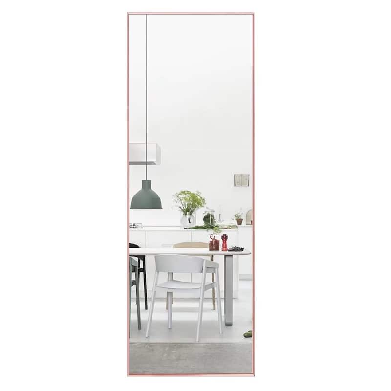Dovelina Modern Full Length Floor Mirror - Freestanding Vanity Mirror for Bathroom or Living Space