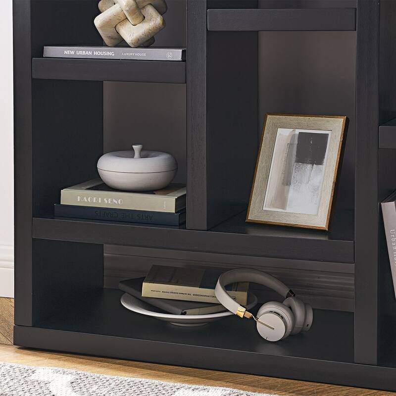 Bookcase, Freestanding Bookshelf with Open Shelves