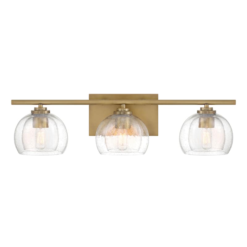 Minka Lavery 2723 Glint 3 Light 24" Wide Bathroom Vanity Light with - Legacy Brass