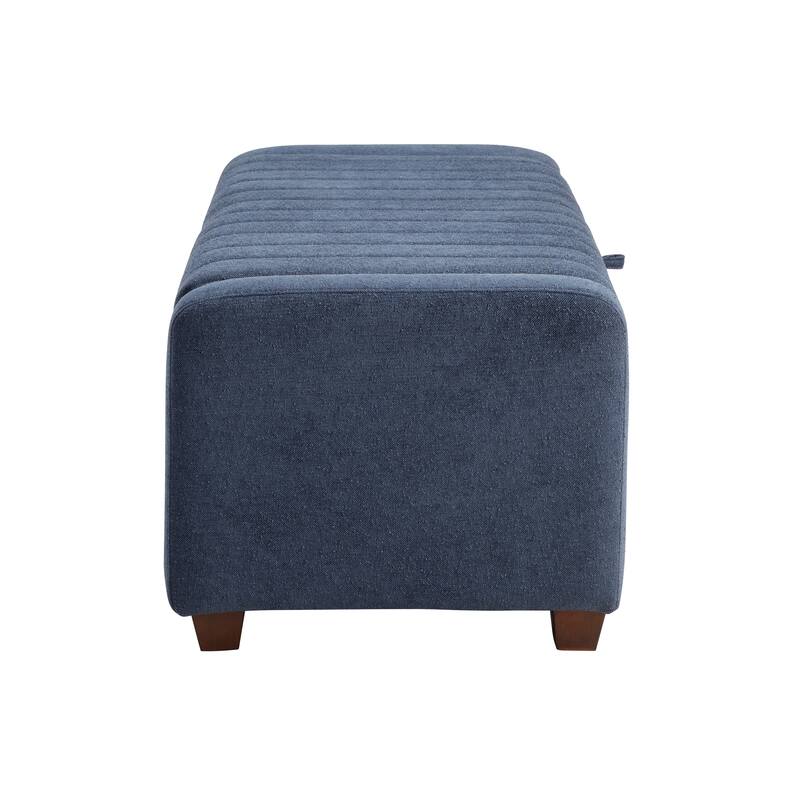 Bronte 50" Boucle Lift Top Storage Bench - Foam Cushioned Seat