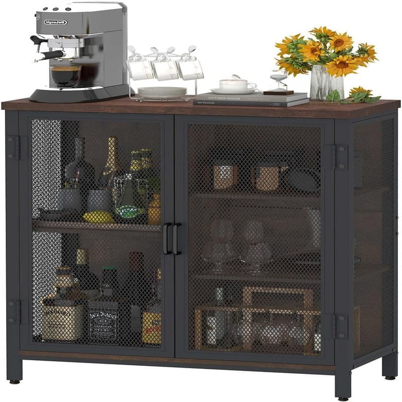 Farmhouse Coffee Bar Cabinet