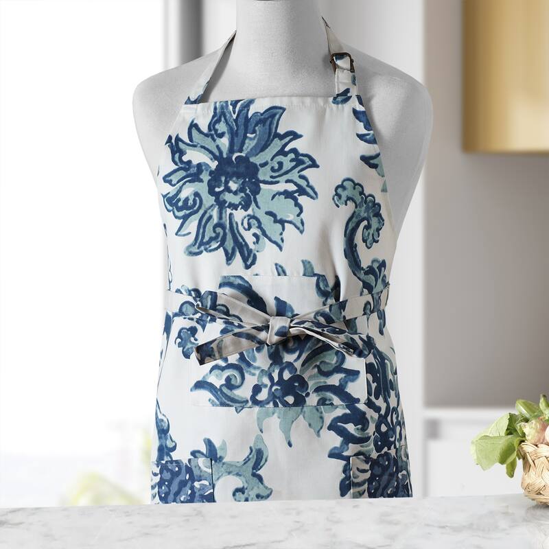 Exclusive Fabrics Indonesian Printed Cotton Apron - 27 X 34