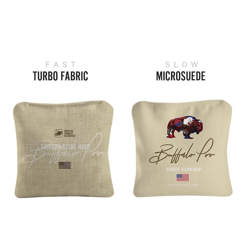 Buffalo Tan Dual Sided Cornhole Bags
