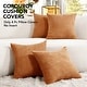 preview thumbnail 15 of 90, Deconovo Throw Pillow Covers, Corduroy Striped Decorative Covers, Set of 4