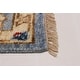 preview thumbnail 5 of 7, ECARPETGALLERY Hand-knotted Modern Oushak Light Denim Blue Wool Rug - 7' 11" x 9' 11"