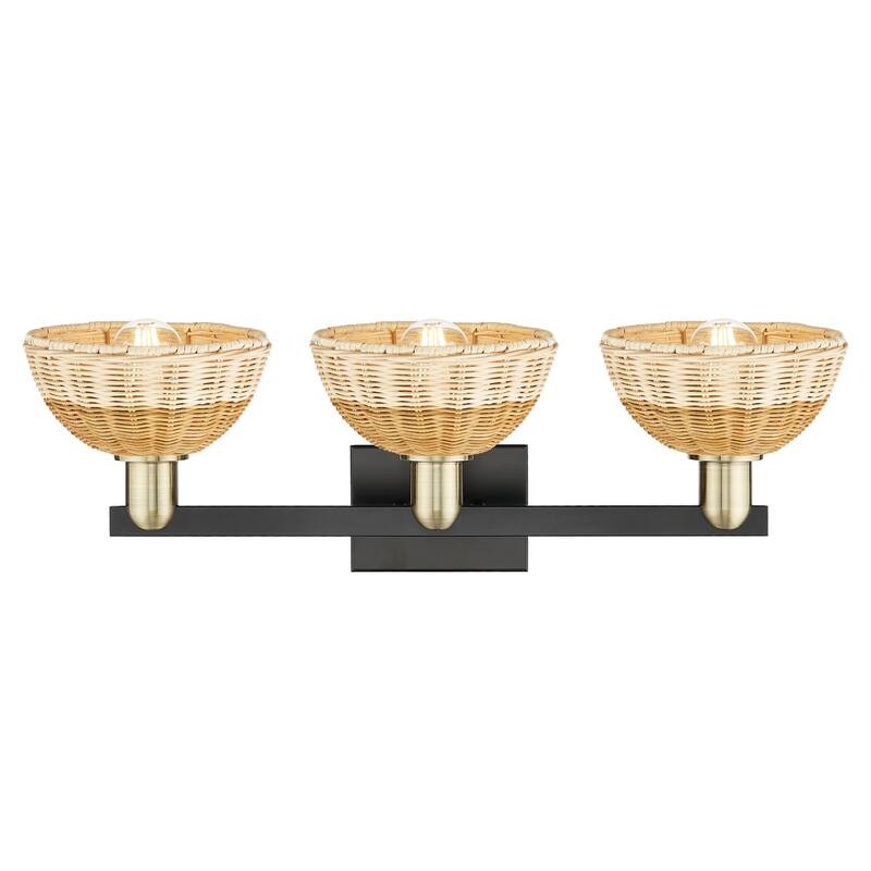 Innovations Lighting 716-3W-12-26 Natural Ballston Dome Vanity Natural