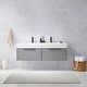 preview thumbnail 51 of 117, Vegadeo Bath Vanity with One-Piece Composite Stone Sink Top
