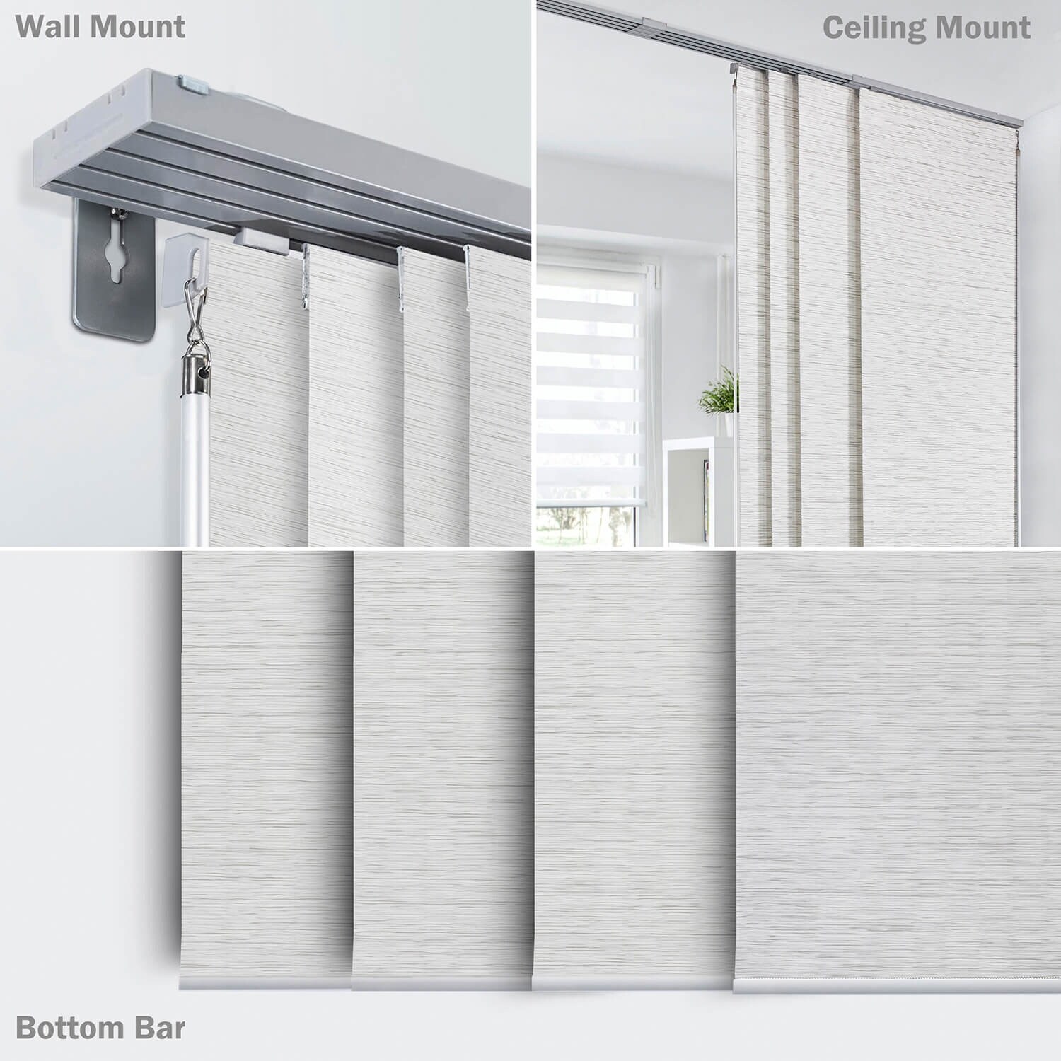 Godear Design Natural Woven Adjustable Sliding Panel 45 8 86 W X 96 L Overstock 28372983
