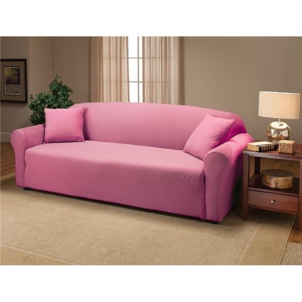 Madison Jer Sofa Pk Stretch Jersey Slipcover Pink Free Madison Jer Sofa Pk Stretch Jersey Slipcover Pink Free Shipping On Orders Over 45 24875056
