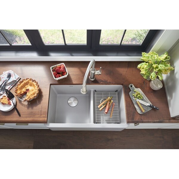 Double sink rack store
