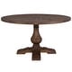 preview thumbnail 1 of 3, Uttermost Stratford Wood Round Dining Table - 54"W x 30"H x 54"D