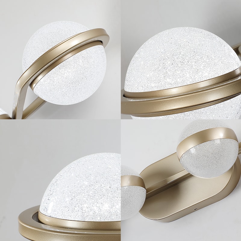 Modern Vanity Lights with 6 LED Bulbs For Bathroom Lighting