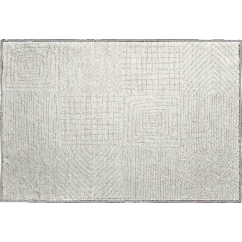 Premium Washable Super Soft Geo Motif Mayfield Rug