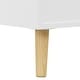 preview thumbnail 7 of 5, White Free Standing 5 Cubbies Wooden Open Bookcase