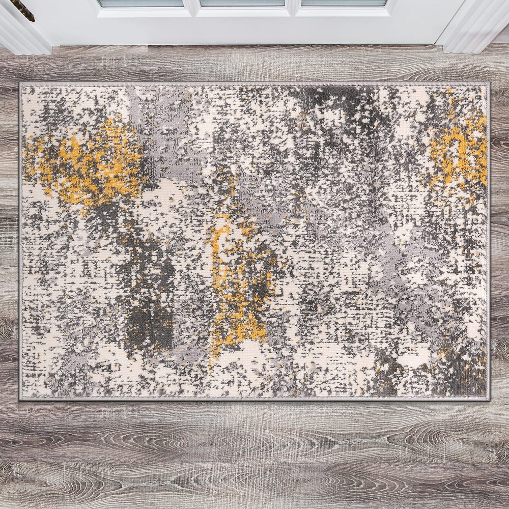 World Rug Gallery Perugia Modern Abstract Area Rug