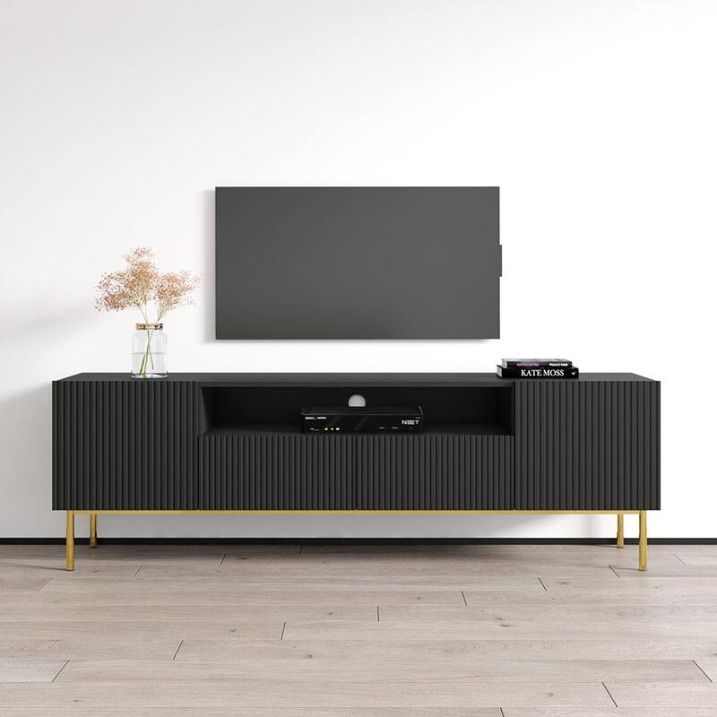 Nicole 75" TV Stand - Black