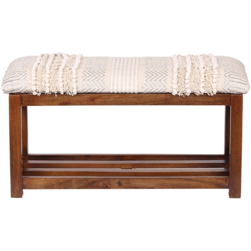 HERAT ORIENTAL Handmade Upholstered Storage Bench
