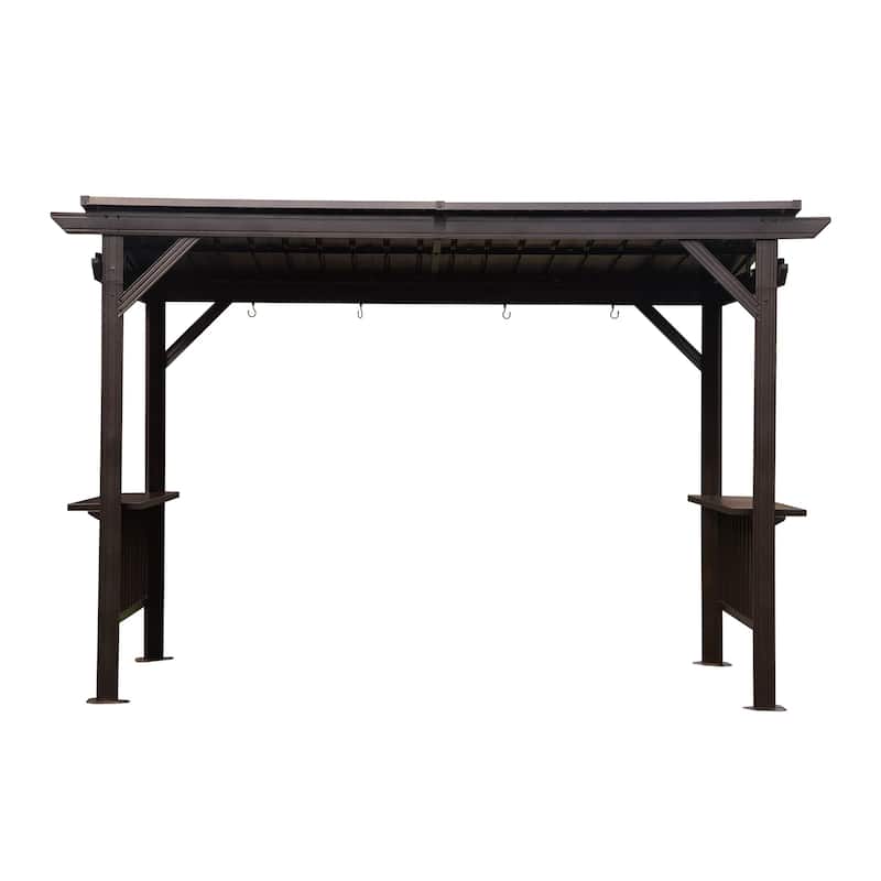 6.5x12FT Hardtop Grill Gazebo