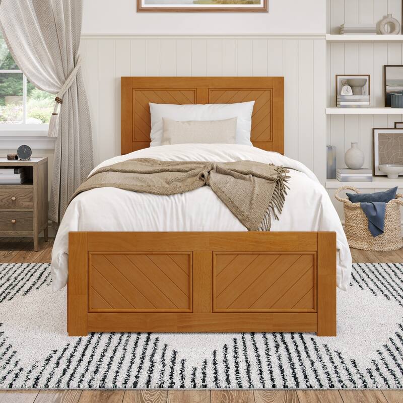 AFI, Canyon Platform Bed with Matching Footboard & Trundle