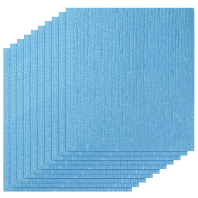 Reusable Swedish Dishcloths for Kitchen, Super Absorbent Cellulose Sponge Dish Cloths