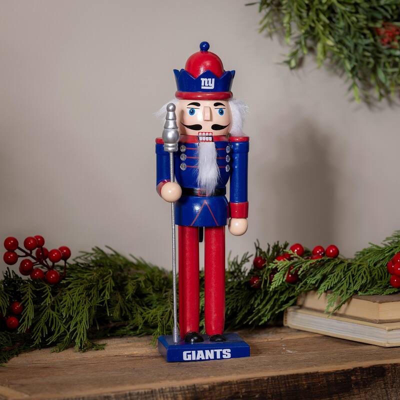 Nutcracker Statue, New York Giants - 4.92''W x 4.53''H x 13.78