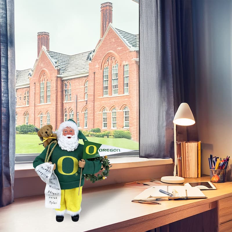 NCAA 12" University of Oregon Proud Santa