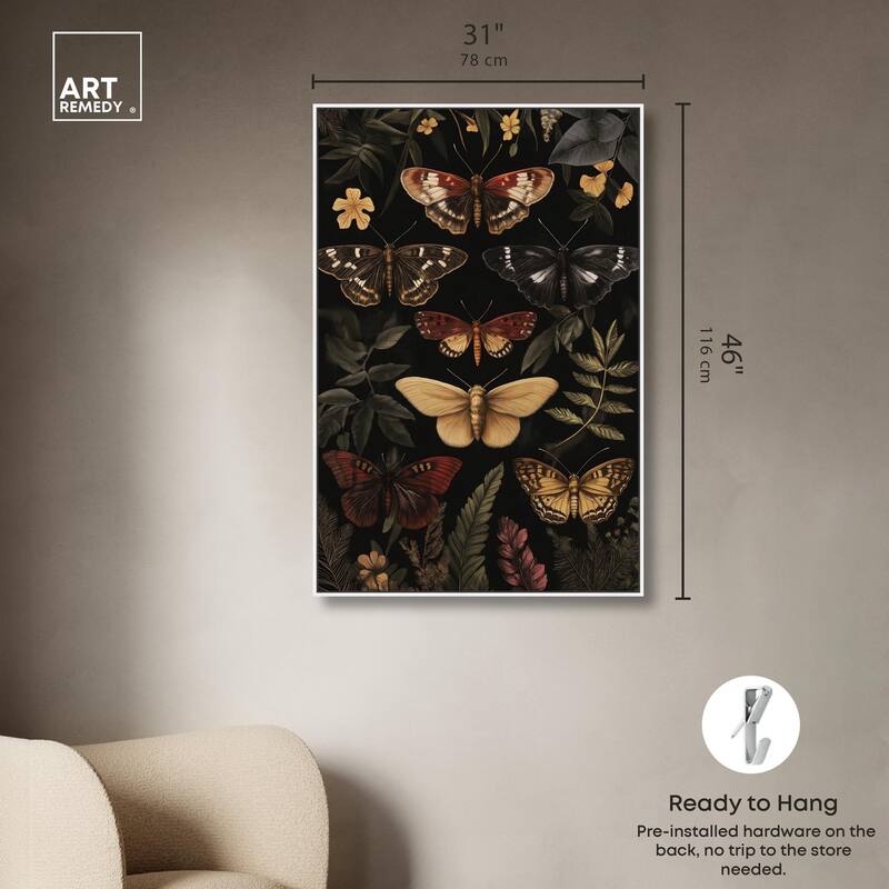 Winged Visitors III Canvas by Art Remedy