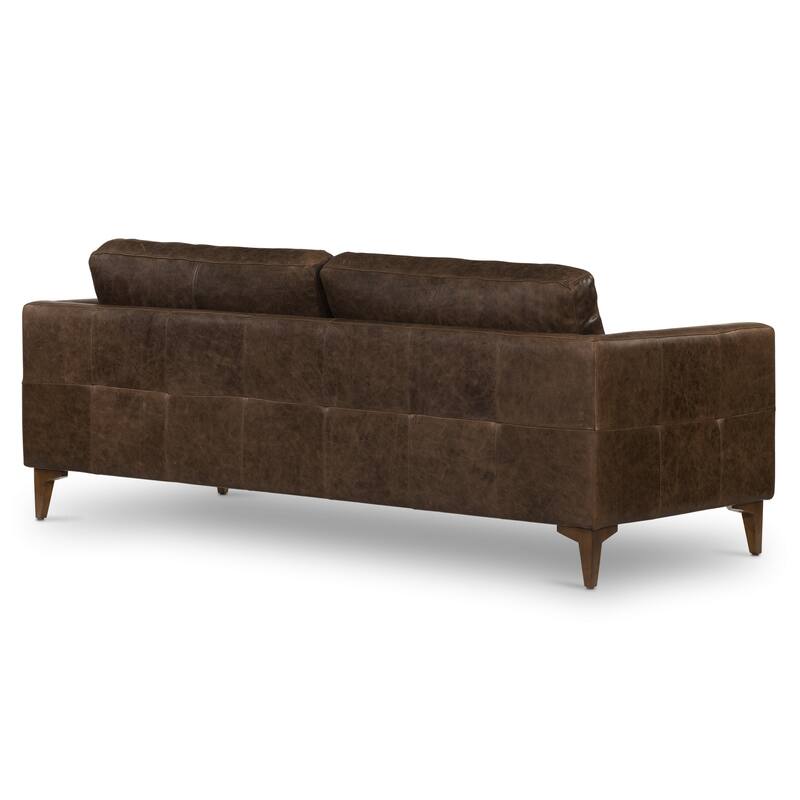Poly & Bark Calle 90" Sofa - Full Grain Genuine Italian Leather