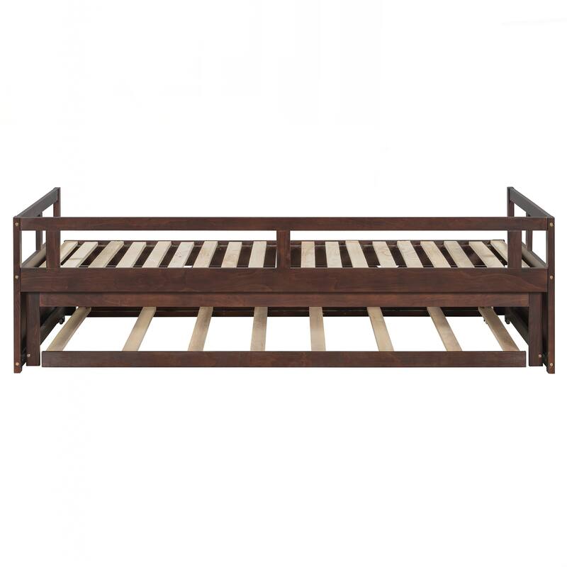 Wooden Daybed with Trundle