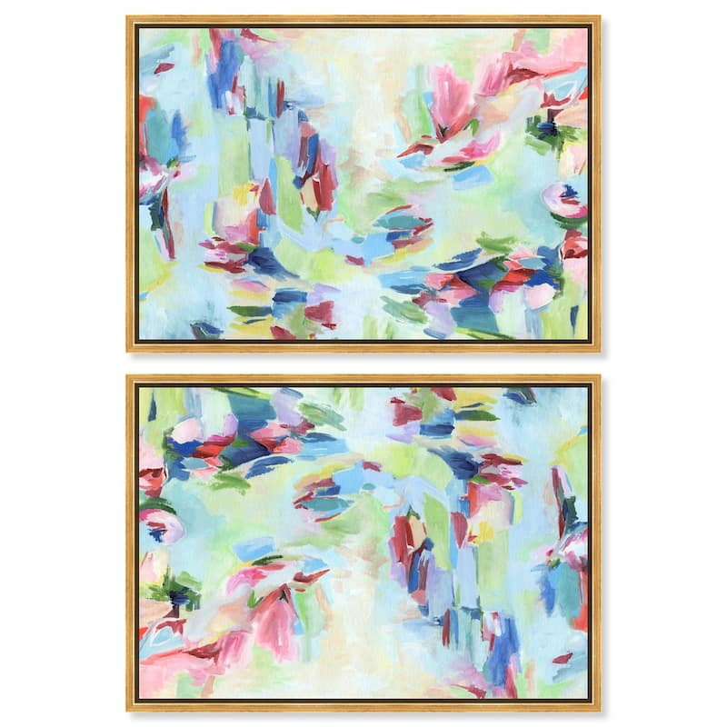 Beige and Cream II Canvas by Art Remedy - 24" x 30" - Silver