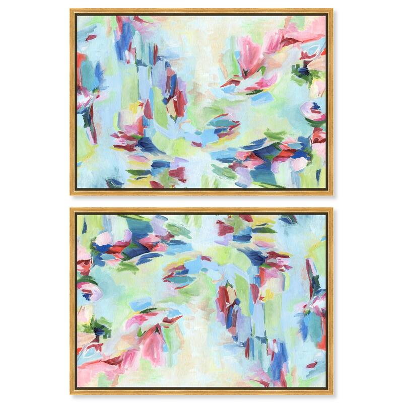 Sparkling Floral Perfume II Canvas by Art Remedy - 12" x 12" - White