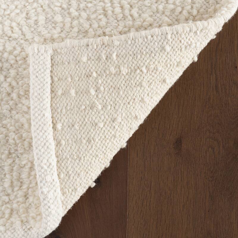 Nuloom Thellia Textured Flatweave Shag Rug