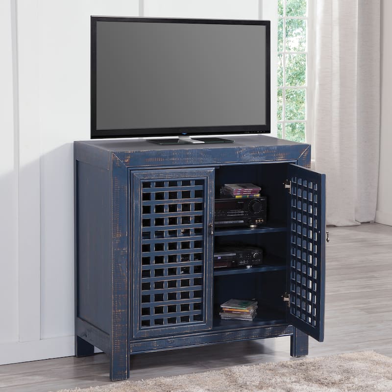 Steve Silver Raissa Distressed Finish Two-door Accent Cabinet