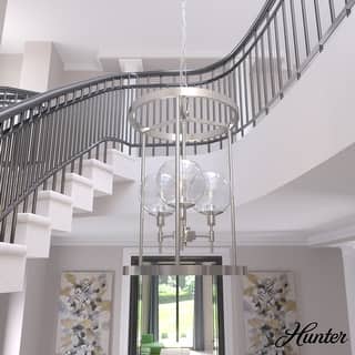 Hunter Xidane Lantern Pendant - Entry, Dining Room - Glam, Contemporary, Lantern