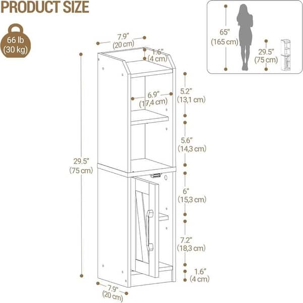 dimension image slide 0 of 2, Bathroom Storage Cabinet