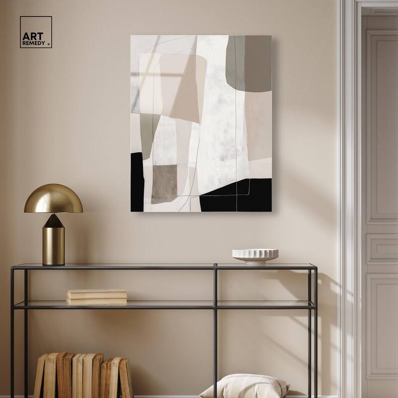 Neutral Forms II Acrylic by Art Remedy, Ready to Hang