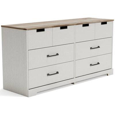 Signature Design by Ashley Vaibryn White/Warm Brown Dresser