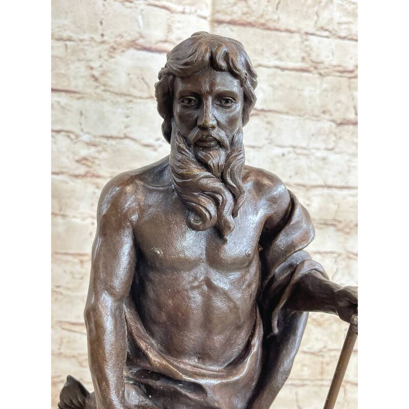 Atlantis Poseidon Neptune Sea Greek God Marine Ocean Art Bronze Marble Statue